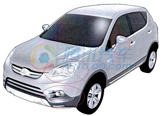                 江淮BSUV實(shí)車模型曝光